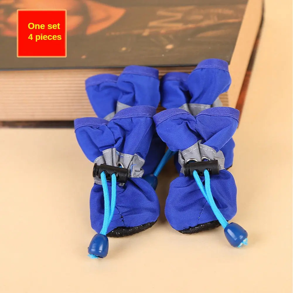 Waterproof Dog Rain Boots for Cats - Non-Slip & Adjustable Comfort Fit, Mud-Proof & Easy-Clean Pet Storm Boots