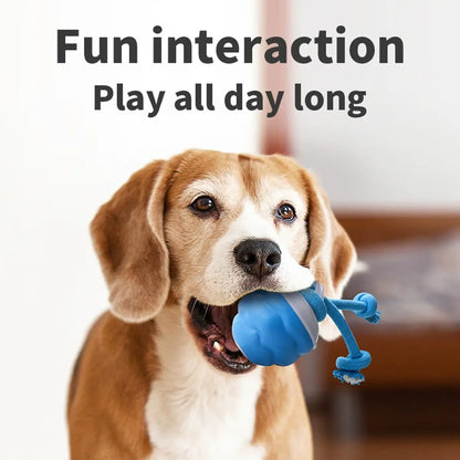Motion-Activated Squeaky Rolling Dog Balls - PC+TPR Mix, Sound Control, Intelligent Play, Daily Training Pet Accessories for Small Dogs (2.95X2.95X4.33In), Two-Pack,Summervibes