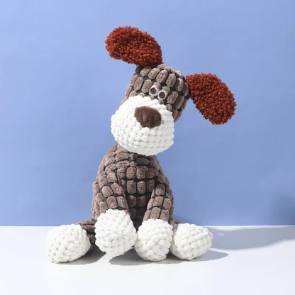 Squeaky Plush Dog Chew Toy – Durable & Interactive for Teeth Grinding