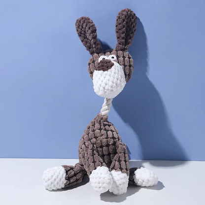 Squeaky Plush Dog Chew Toy – Durable & Interactive for Teeth Grinding