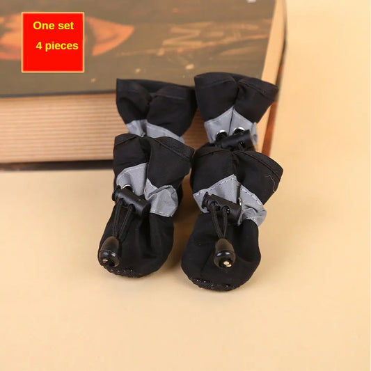 Waterproof Dog Rain Boots for Cats - Non-Slip & Adjustable Comfort Fit, Mud-Proof & Easy-Clean Pet Storm Boots