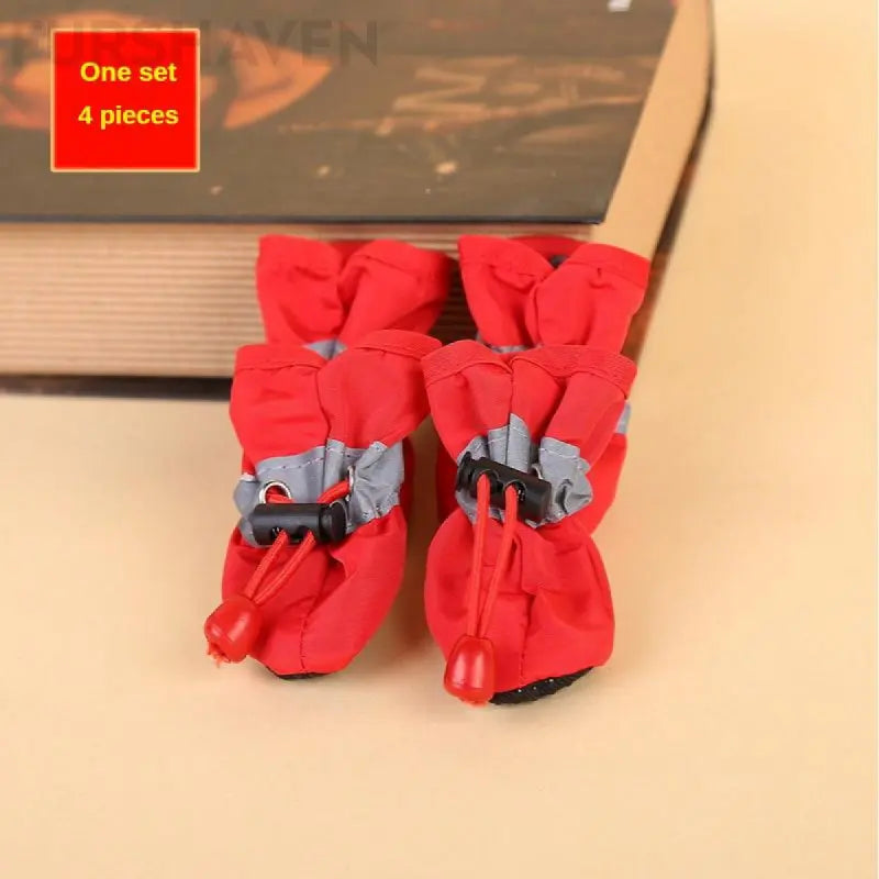 Waterproof Dog Rain Boots for Cats - Non-Slip & Adjustable Comfort Fit, Mud-Proof & Easy-Clean Pet Storm Boots